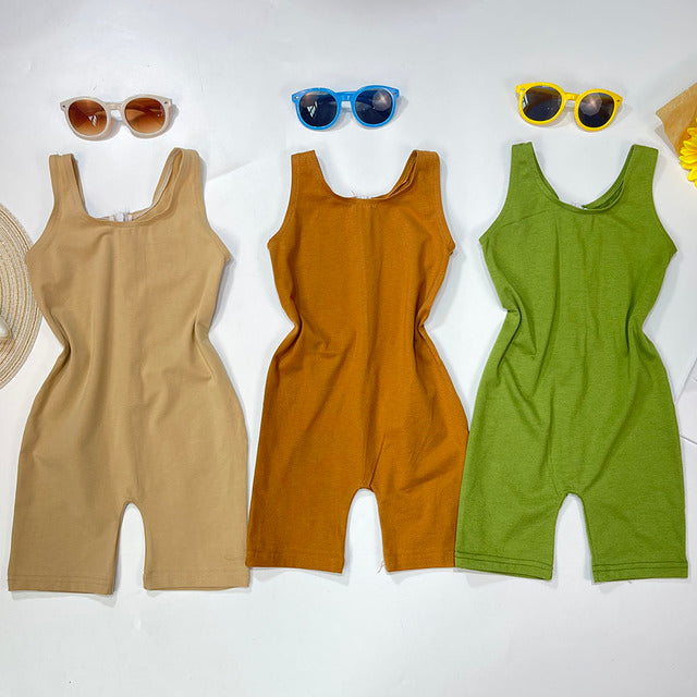 Mono Corto de una Pieza para Niñas - Versátil y Cómodo - Colección 2026