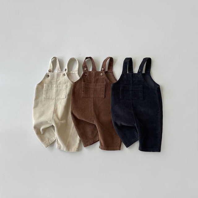 Mono de Pana Informal para Niñas Pequeñas - Colección 2026