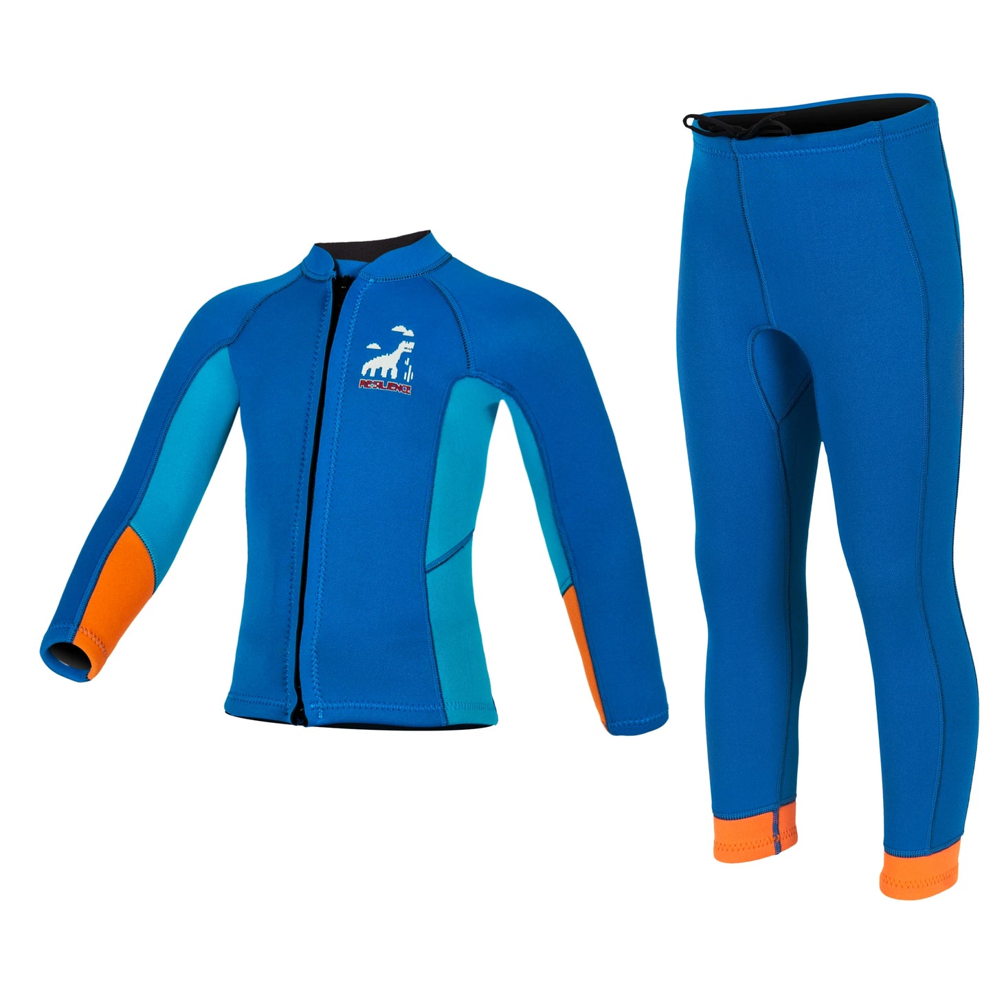 Kids Wetsuit Pants Top Jacket For Boy Toddler Youth Children's Wet Suit Surf Suits Neoprene 2.5mm Front Zipper Swimsuit