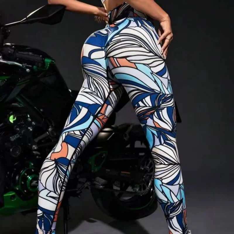 New 3D Print Tie Dye Sports Pants Women Seamless Leggings High Waist Fitness Push Up Leggings Gym Clothing Workout Tights