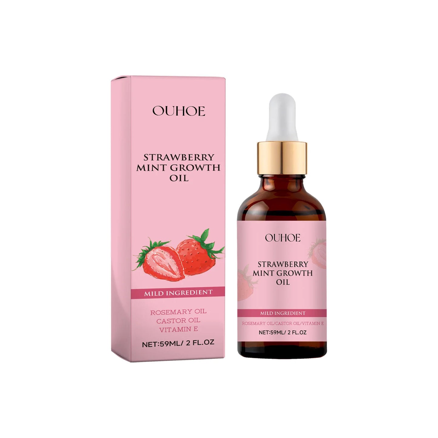 Hair Care Essential Oil Nourishes Frizzy Hair, Thickens The Tail of The Hair, and Freshens The Hair with A Light Fragrance