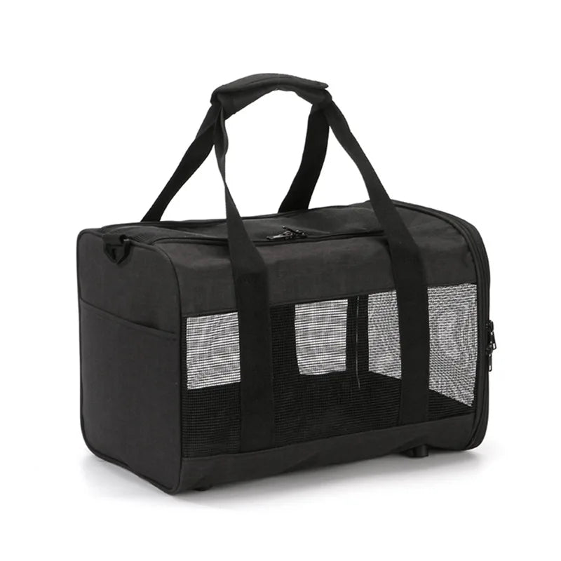 Pet Carrier Soft Travel Bag for Cats And Dogs Breathable Honeycomb Board Detachable Veterinary Cat Car Bag Support Board