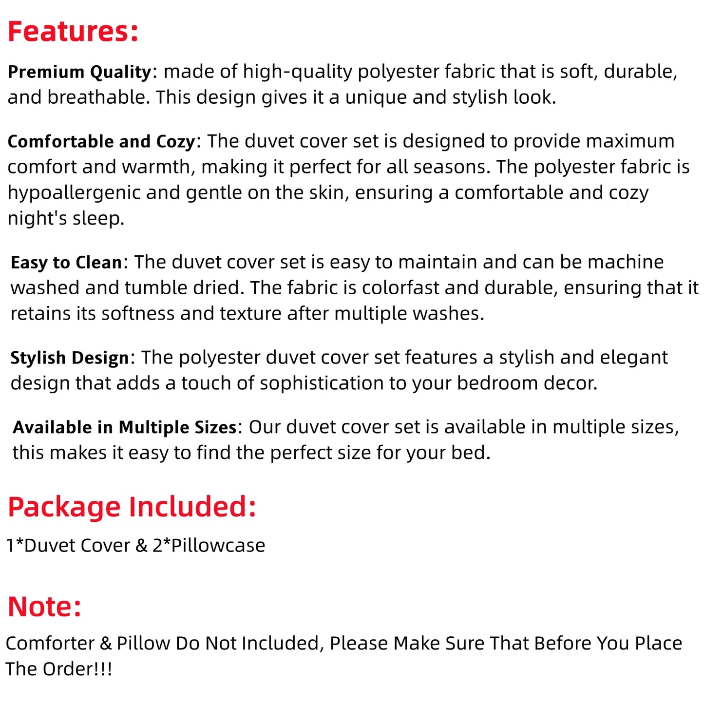 Money Pattern Bedding Set, 3 Counts (Including 1 Count Duvet Cover & 2 Counts Pillowcases,No Core) Soft Comfortable Bedding Set