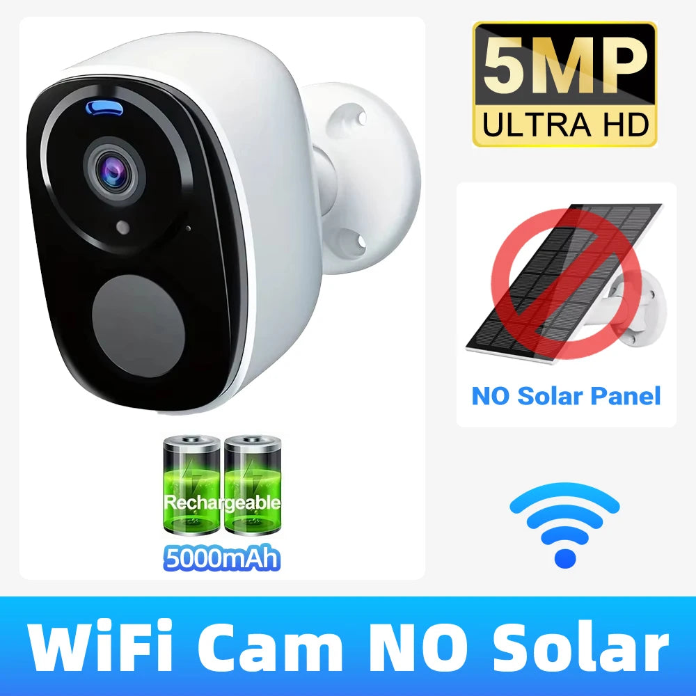 4G Security Cameras Wireless Outdoor 2K Rechargeable Battery Camera Home Surveillance No WiFi Needed PIR IP65 Work With O-kam Pr