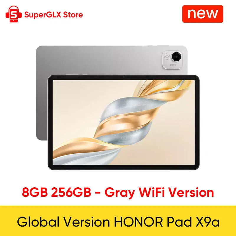Global Version HONOR Pad X9a 11.5" 120Hz 2.5K Fullview Display Snapdragon 685 Slim Metal Body Tablet WiFi/LTE Android15 8300mAh