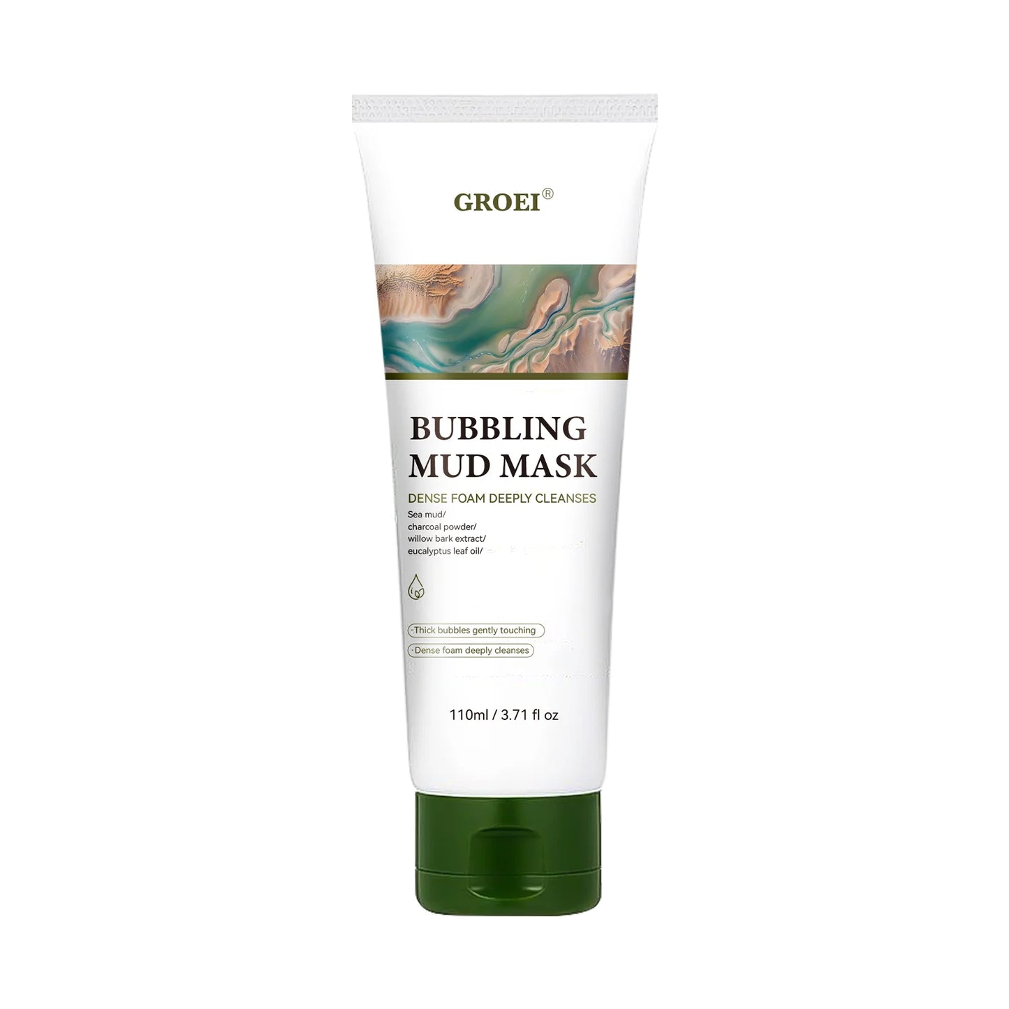 facial foam cleansing lotion deeply cleanses, removes dirt, absorbs oil, shrinks pores and cleanses the skin