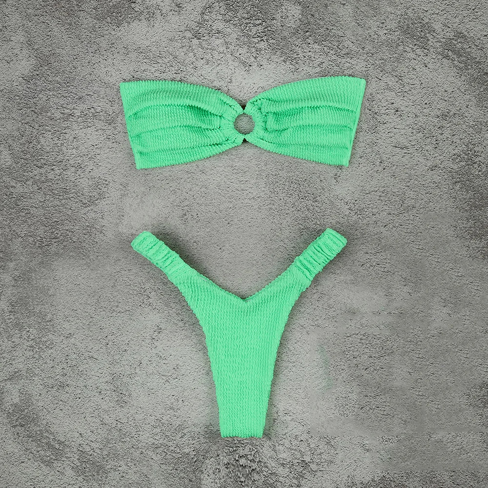 Sexy Bikini 2026 Swimsuit Women Swimwear Push Up Bikini Set Thong Brazilian Bathing Suit Beach Wear Biquini Bather Female
