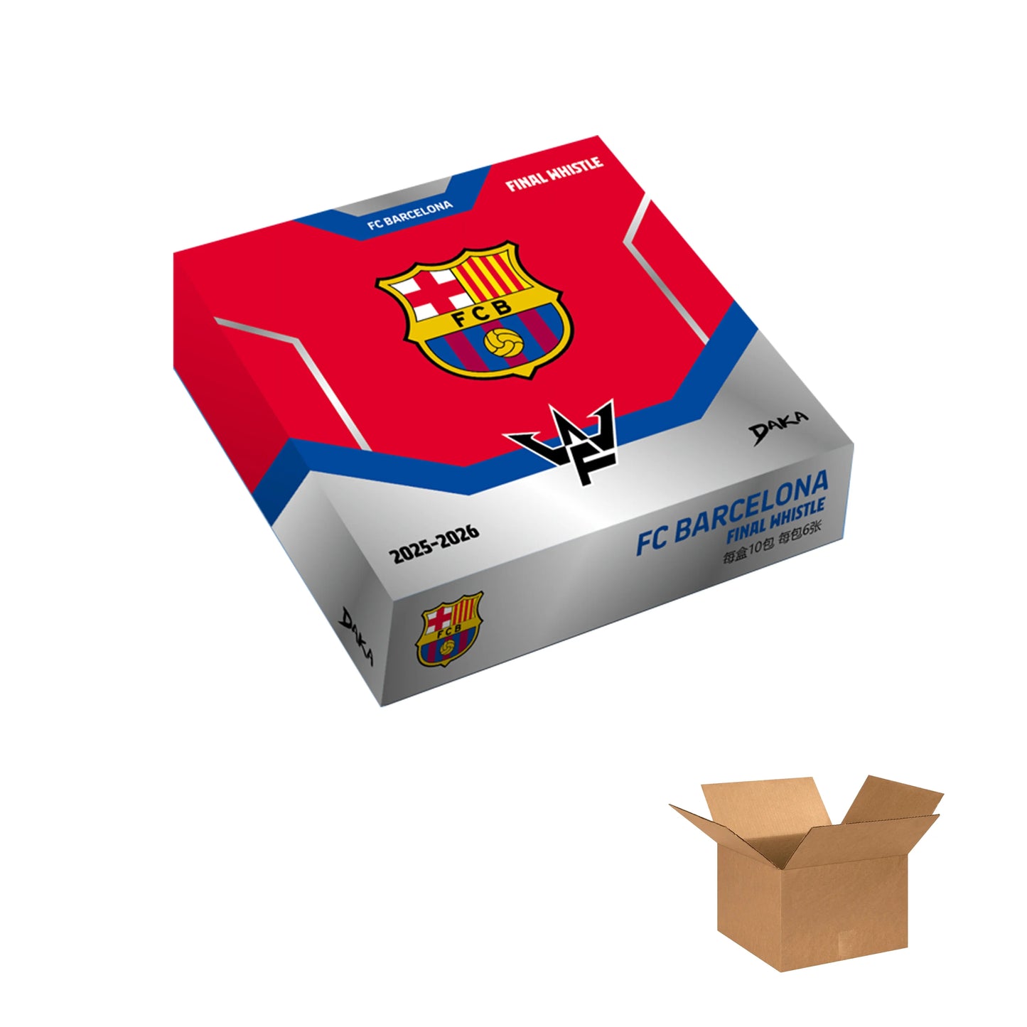 New Genuine Daka 202526 Daka FC Barcelona Final Whistle Series FC Barcelona Football Club Collection Card Messi Neymar Pau Gasol