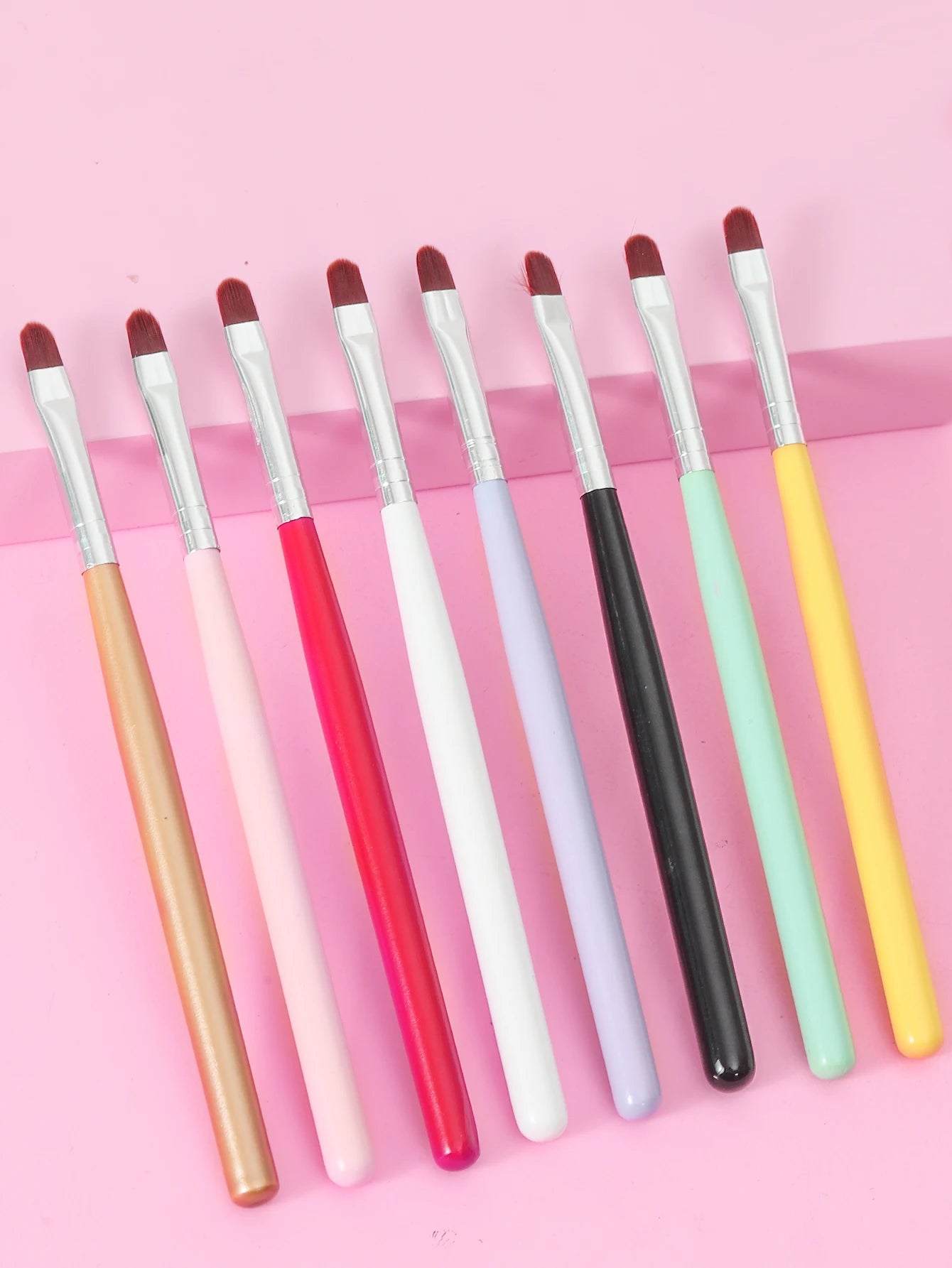 8pcs Nails Art Brush Pen 3D Tips Pattern Phototherapy Acrylic UV Gel Extension Builder Coating Painting Pen DIY Manicure Toos