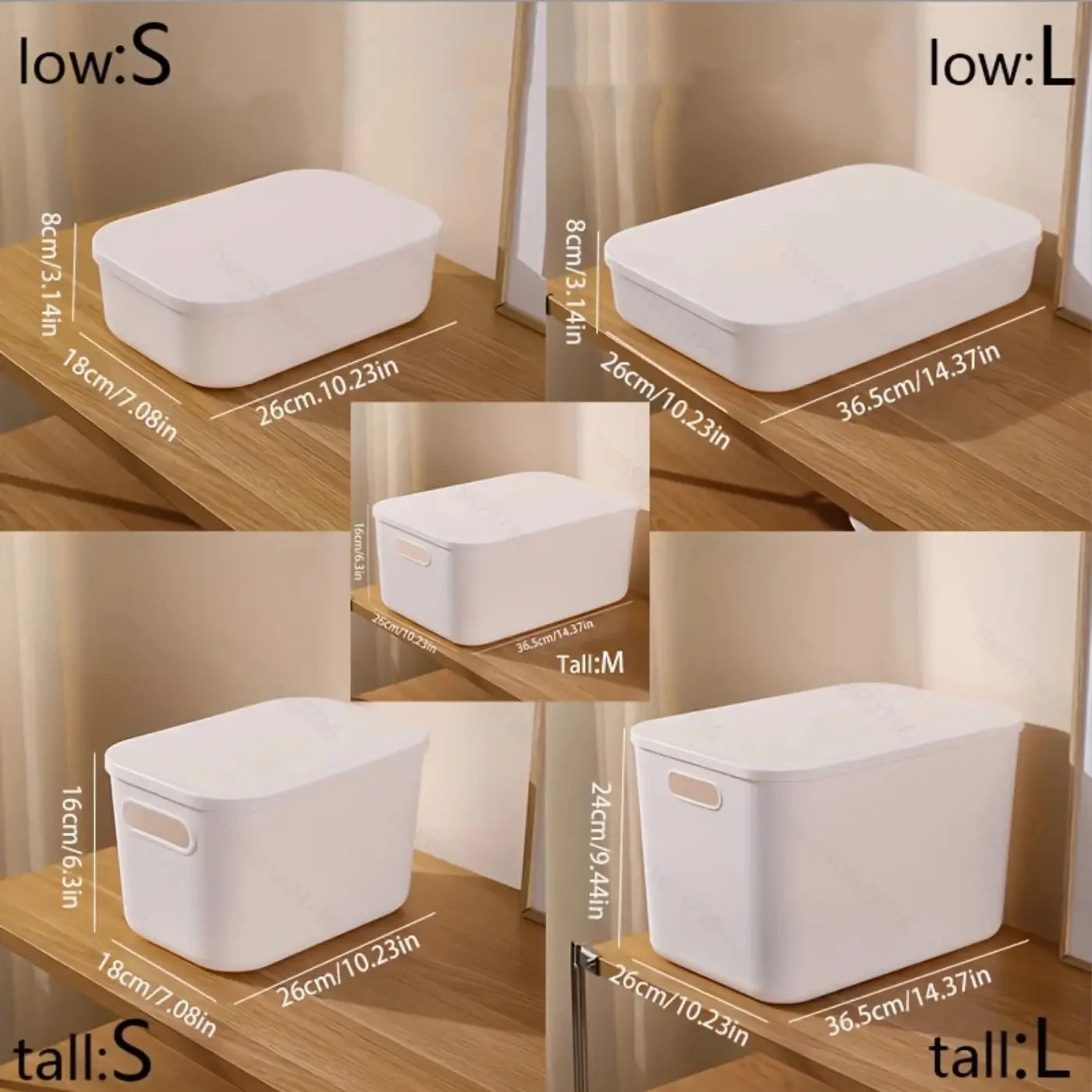 Household Miscellaneous Storage Box,Desktop Cosmetic Organizer,Multi-functional Storage Basket, Wardrobe and Clothes Storage Box