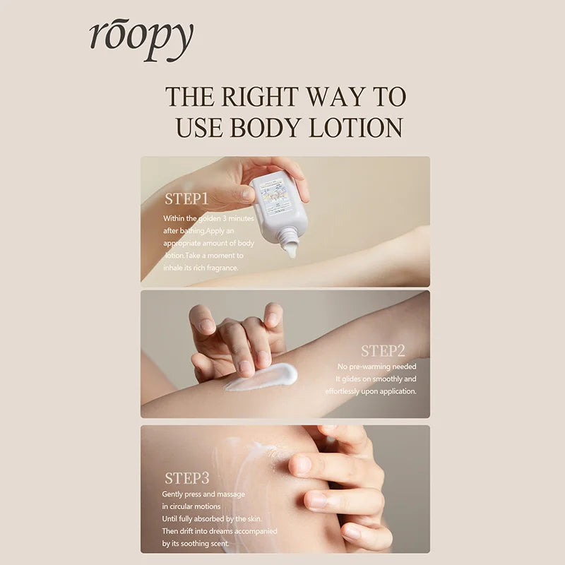 Poetic and Musical Series Mini Care Fragrance Body Lotion Set, Long-lasting fragrance,Moisturising For Autumn and Winter