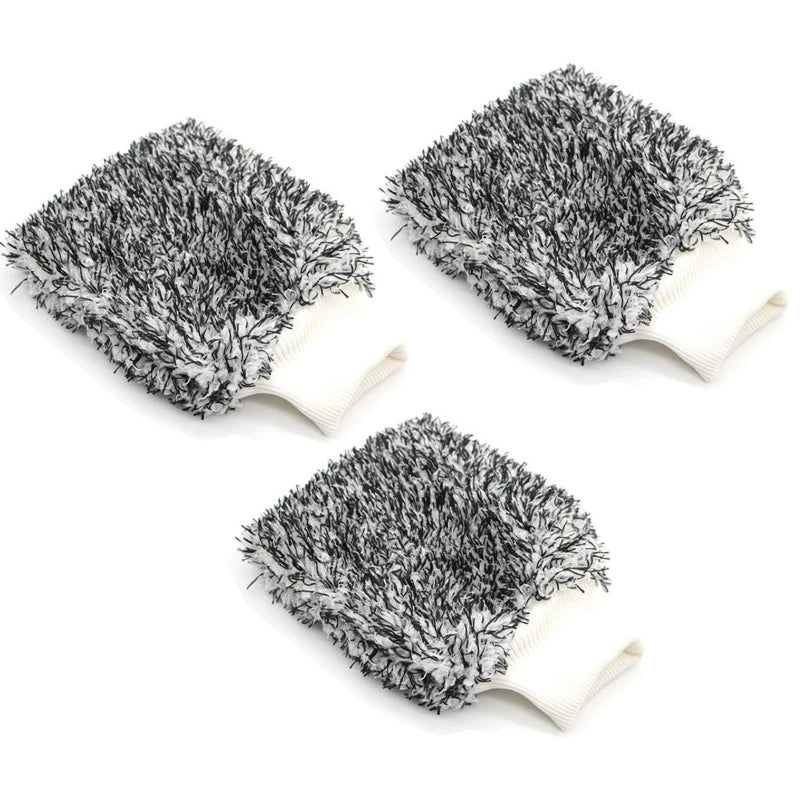 Car Cleaning Gloves Soft Microfiber Wash High Density Scratch Free Gloves Car Wash Car Accessories accesorios para vehículos