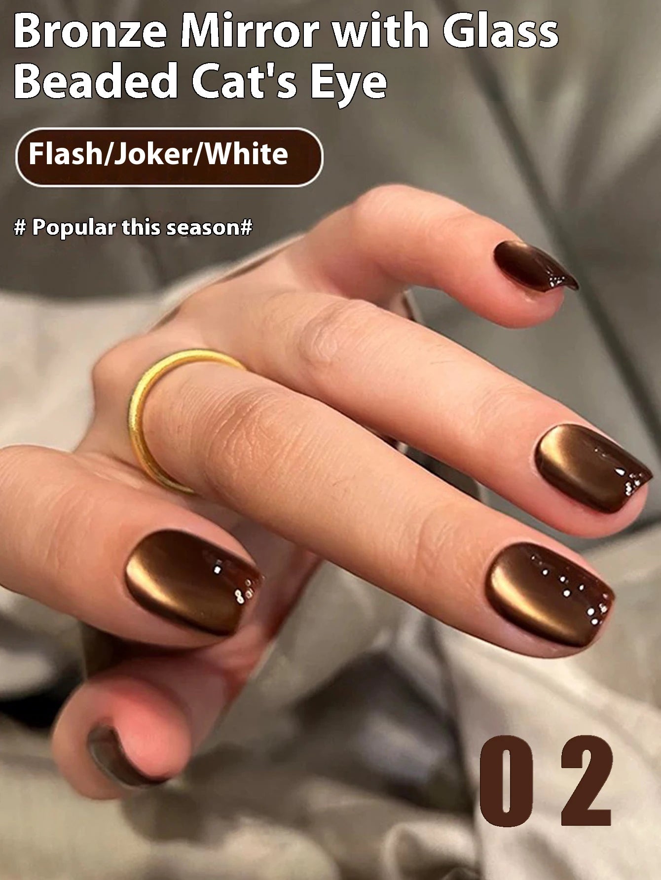 12ML 1-21pcs Toe Selling Whitening Glass Bead Cat Eye Gel Nail Polish Black Nails Nail Art Grey Cat Eye Nail Polish Cute Nails
