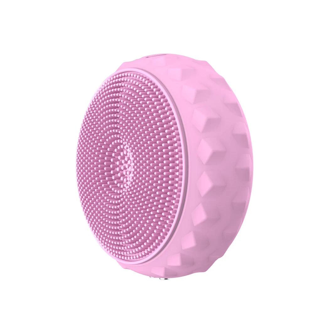 Facial Cleansing Brush Made with Ultra Hygienic Soft Silicone, Waterproof Sonic Vibrating Face Brush for Deep Cleansing, Gentle