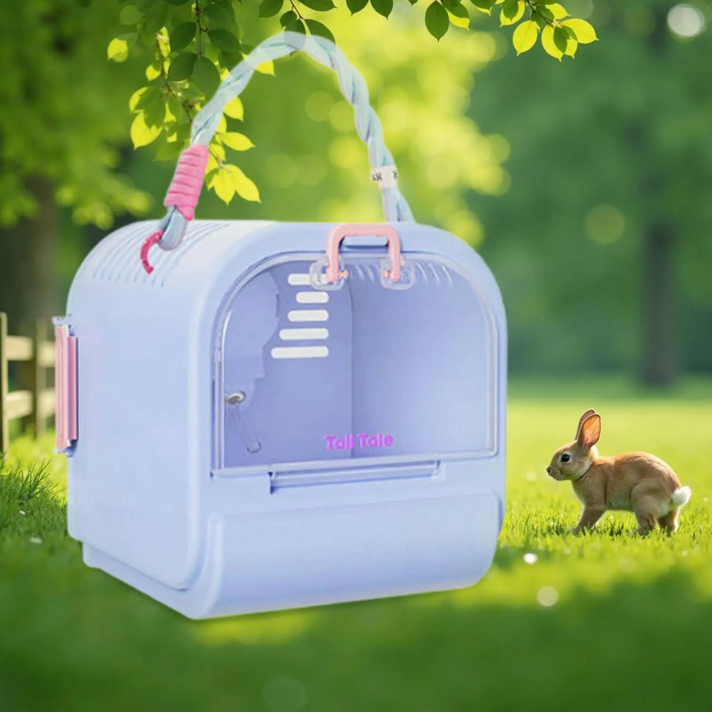 Hamster Carrier Cage Hamster Cage Travel Carrier Portable Pet Carrier Cage for Chinchillas Rats Bunny Small Animals Hiking
