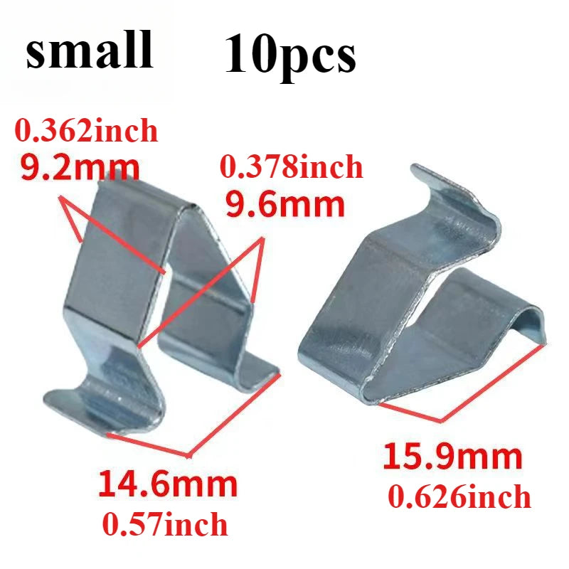 10/20/30/50pcs Metal Trim Panel Clips For Skoda For Passat Boot Tailgate Interior Lining Car Accessory car accessories interior