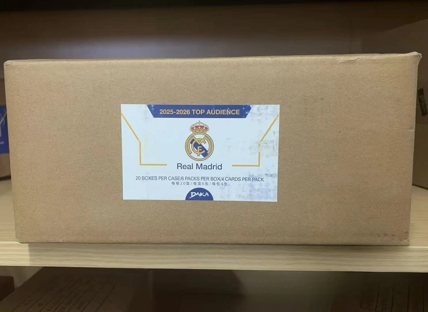 Genuine Daka 2025-26 Top Audience Series Internazionale Milano Real Madrid Barcelona Collection Card Football Club Official Box