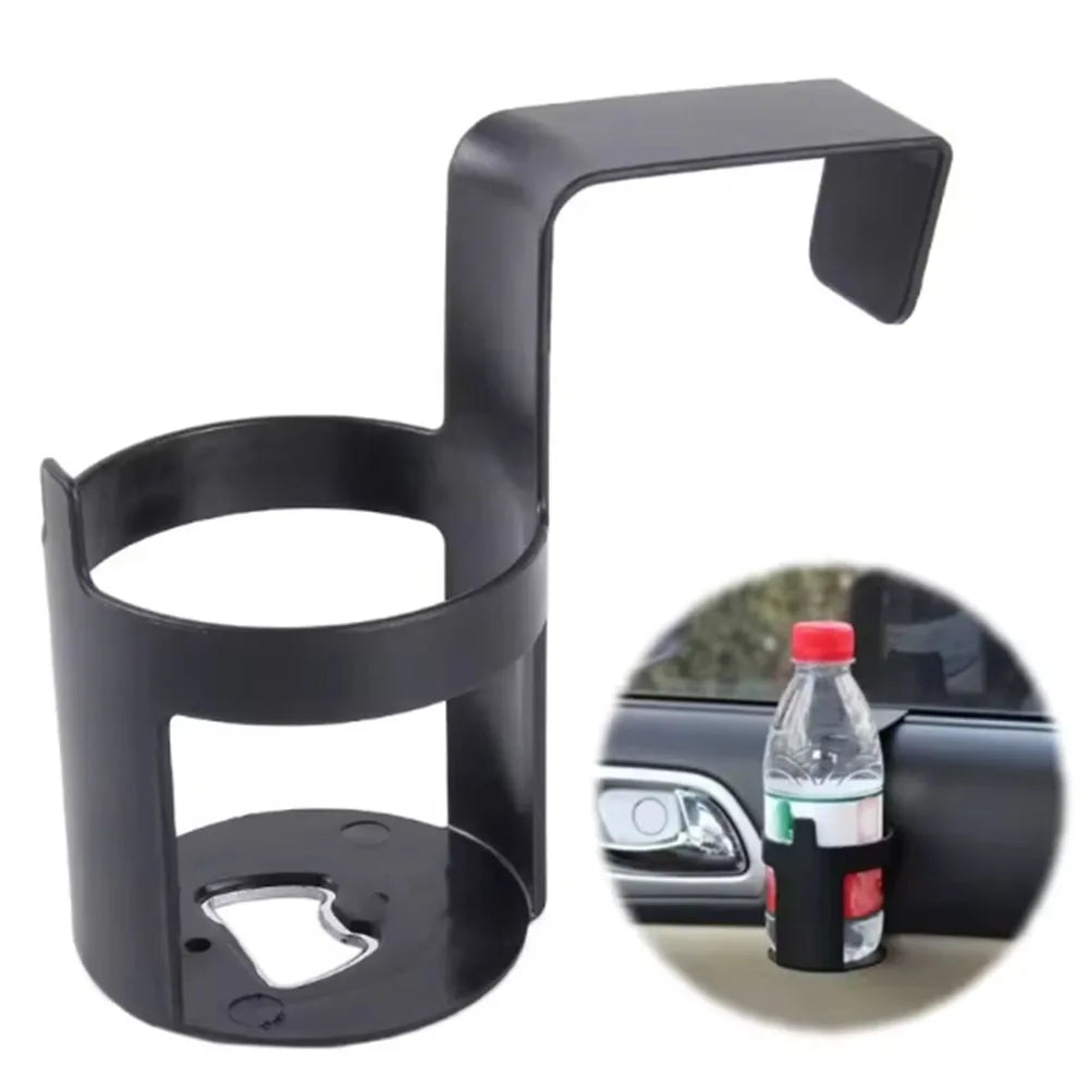 Car Cup Stand Phone Holder Mount Tray Side Door Window Storage Barrel Pocket Hanging Storage Rack with Auto Interior Accessories