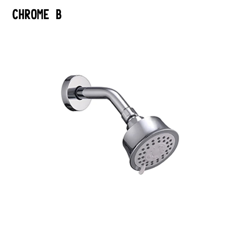 High Quality Brushed Gold Wall Mounted Bathroom Shower Mixer Brass Faucet Hot Cold Water Mixer Tap ABS Head Rainfall Shower Set