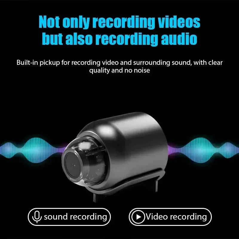 Wireless Camera 4K Surveillance Security Video Cam Night Vision Motion Detect Camcorder Mini Cam Monitor Smart Home 2026 New