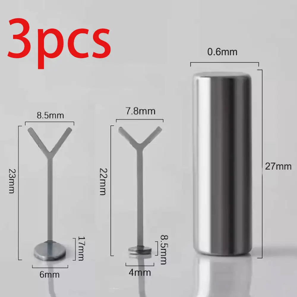 2/3Pcs Heart Cat’Eye Nail Magnet Set Y-shape,Cylinder Magnetic Stick for Creat French Cat Eye Love Shape On Nails Manicure Tools
