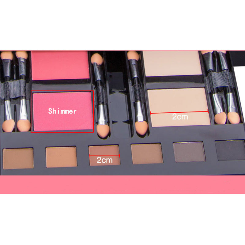 Makeup Gift Set for Women Full Make Up Kit Lig Stick Gloss Eyeliner Mascara Blush Foundation Powder Waterproof Eyeshadow Eyebrow