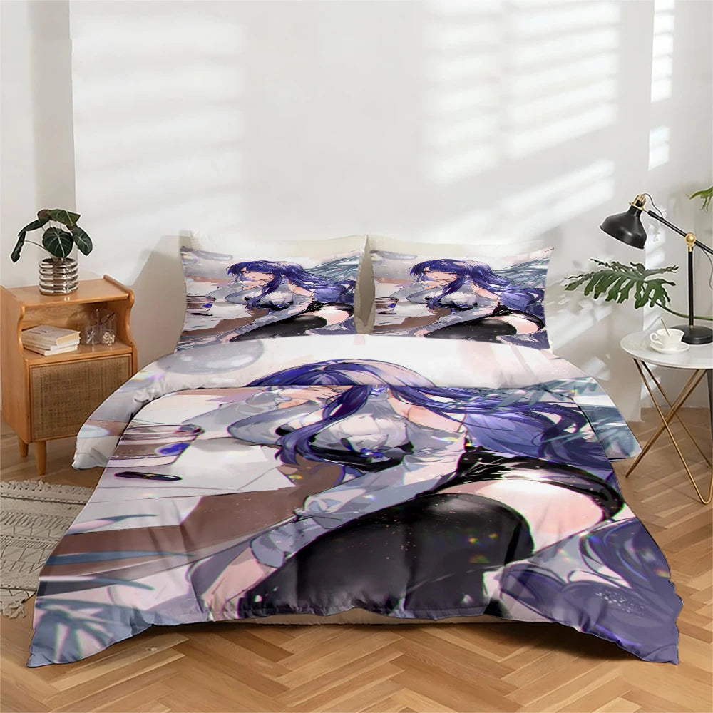 High-Definition Digital Printed Bedding Set, Ethnic Style Geometric Pattern Duvet Cover Set, Large Floral Print Duvet Cover Set, Includes 1 Duvet Cover + 2 Pillowcases, Suitable for Bedroom, Guest Room, Home Decoration, Polye