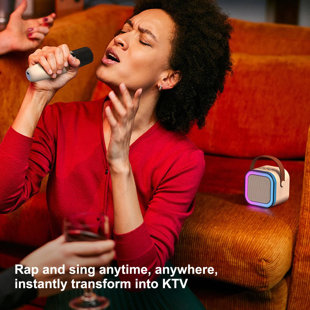 Professional Singing Bluetooth $peaker ColumnSpeaker High-end Ktv Karaoke Microphone Bluetooth Audio Wireless Mic