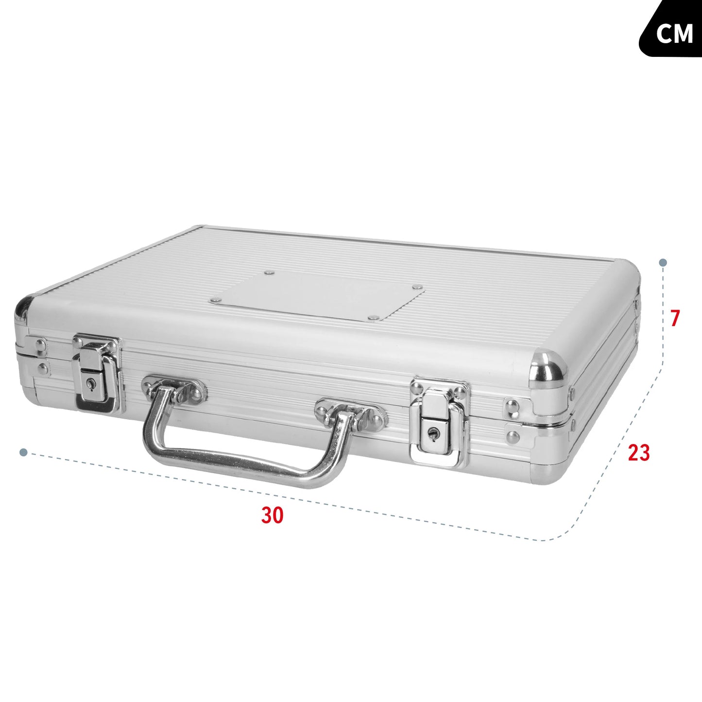 CB Games Poker Set with Briefcase, includes 201 chips, 5 dice, 2 decks of cards for kids aged 3+, perfect for 2-7 players, ideal family game for socializing and fun.