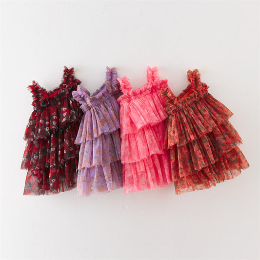 Vestido Princesa Colores Pastel - Moda Infantil Verano - Colección 2026