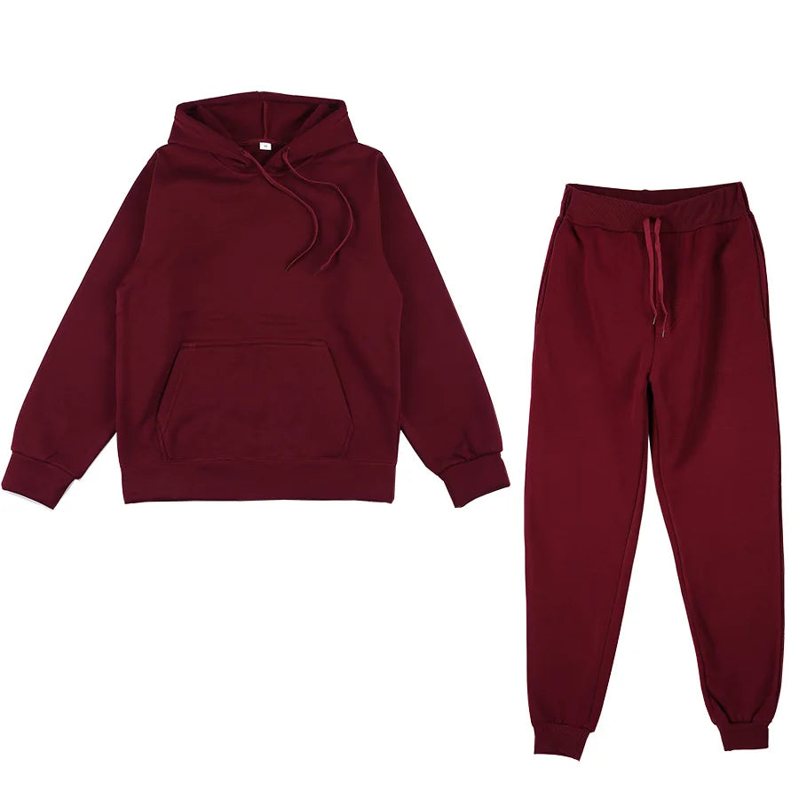 Men's Sets  Piece Clothing Set Autumn Tracksuit Patchwork Hoodie Sweatshirt Long Pant Jogger Outfit Set Men's  sportwear Suit