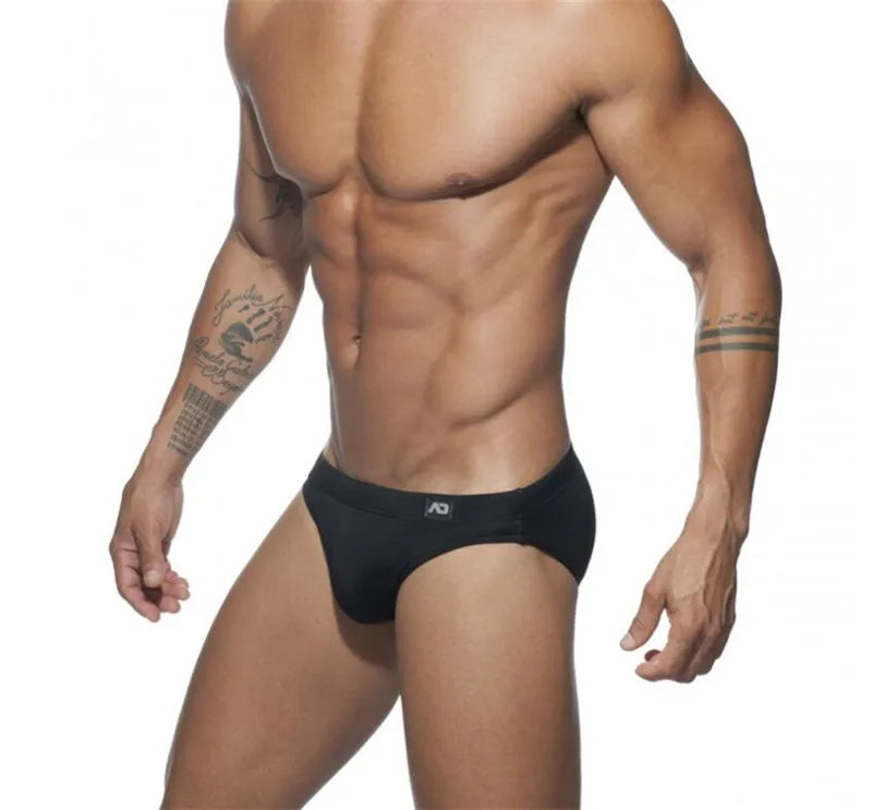Summer Swimwear Men Swimsuit Maillot De Bain Boy Swim Suits Low Waist Push Pad Swimming Briefs Surf Beach Wear Mayo Sungas