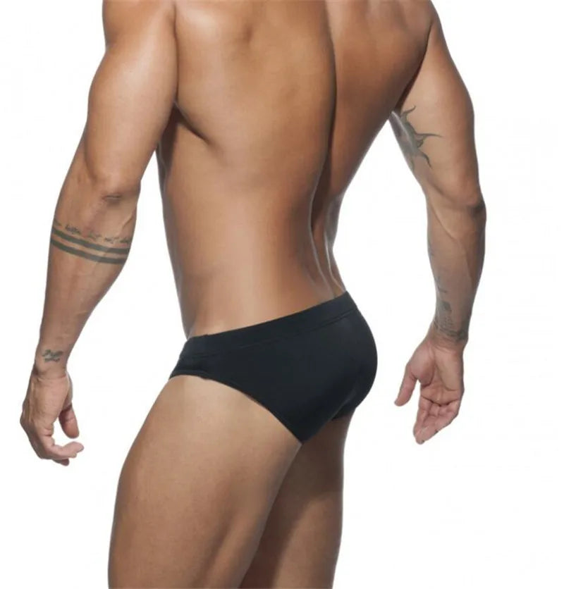 Summer Swimwear Men Swimsuit Maillot De Bain Boy Swim Suits Low Waist Push Pad Swimming Briefs Surf Beach Wear Mayo Sungas