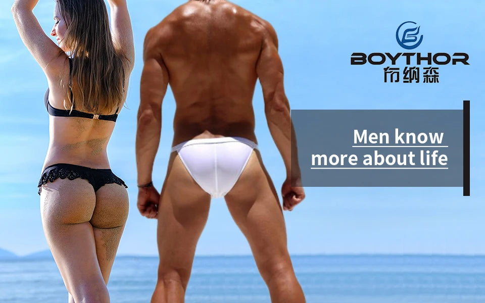 Swimsuit 2020 New Men's Suit   Surfing Clothes  Sexy Bikini Triangular Swimming Trunks Super Speed Dry