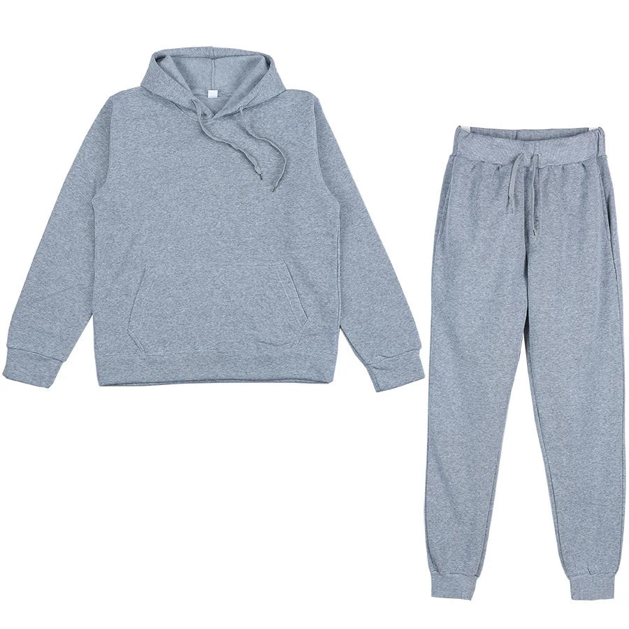 Men's Sets  Piece Clothing Set Autumn Tracksuit Patchwork Hoodie Sweatshirt Long Pant Jogger Outfit Set Men's  sportwear Suit