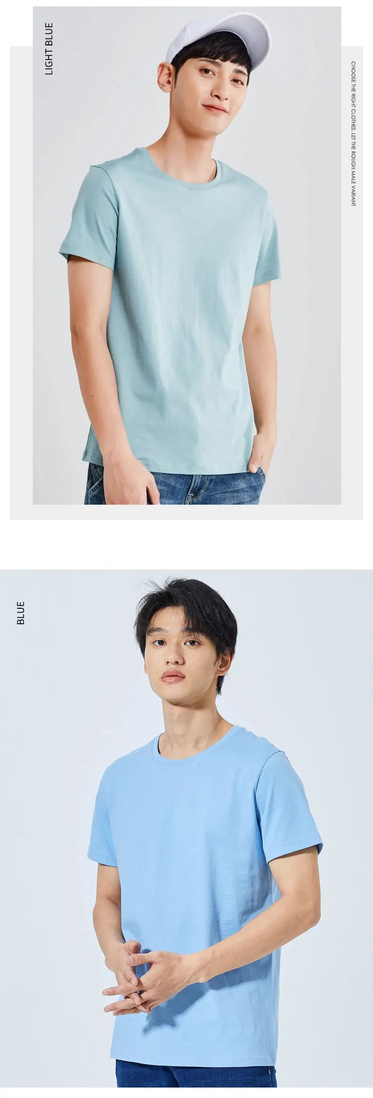Semir Summer Cotton T Shirts Men 2025 Simple O Neck Stretch Solid New Tops Clothing Casual Tshirt Man Streetwear Cool Tee Shirts