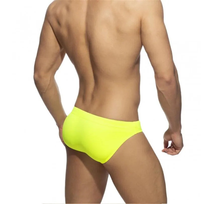 Summer Swimwear Men Swimsuit Maillot De Bain Boy Swim Suits Low Waist Push Pad Swimming Briefs Surf Beach Wear Mayo Sungas