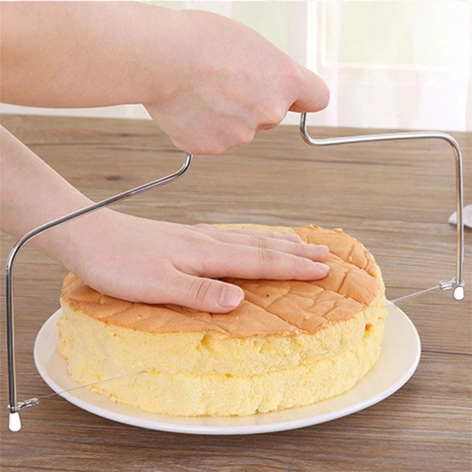 Adjustable Height Line Cake Cut Slicer Adjustable Stainless Steel Device Cake Decorating Mold DIY Bakeware Kitchen Cooking Tool