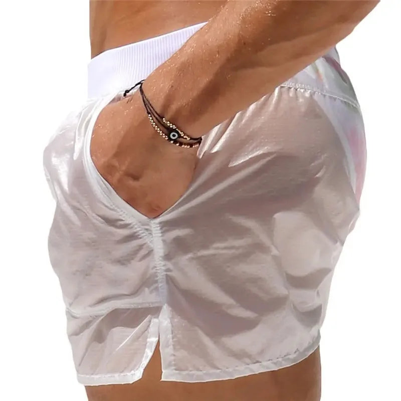 Summer Swimwear Men Shorts Swimsuits Swim Trunks Boxer Sexy Man Briefs Surf Board Sunga Swim Suits Maillot De Bain Beach