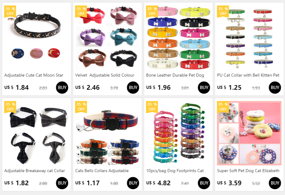 Bone Leather Durable Pet Dog Collars Puppy Pug Collars for Small Large Dog Chihuahua Cat Accessories Pet Collar for Small Dogs