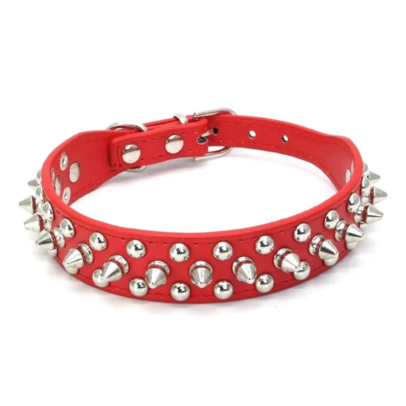 Anti-bite Spiked Studded Pet Dog Collar for Small Medium Large Dogs Sport Padded Bulldog Pug Puppy Big Dog Collars Pets Supplies