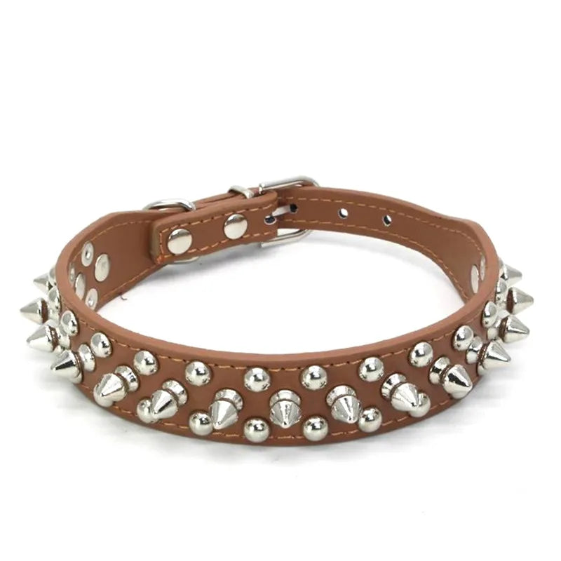 Anti-bite Spiked Studded Pet Dog Collar for Small Medium Large Dogs Sport Padded Bulldog Pug Puppy Big Dog Collars Pets Supplies