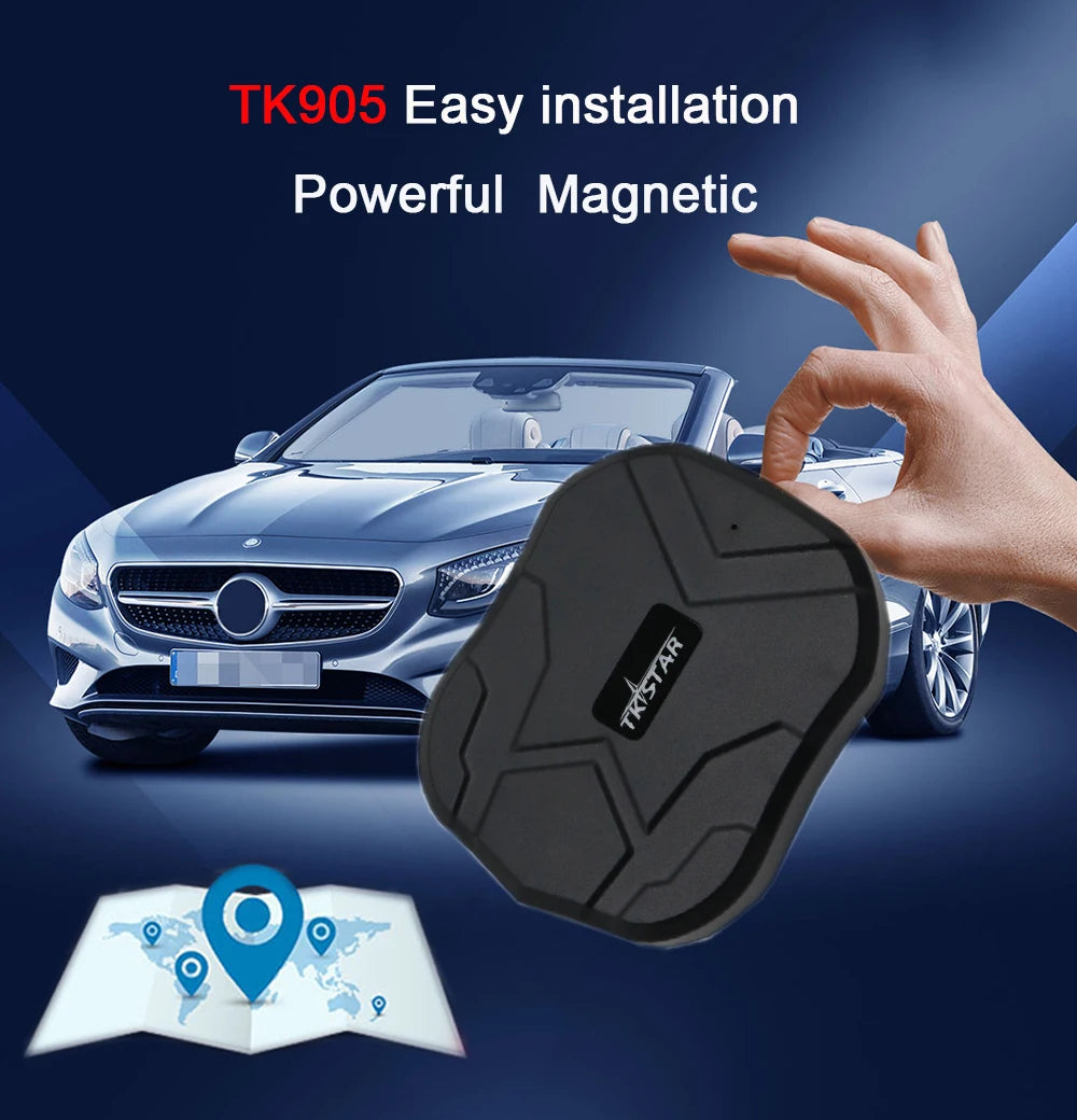 4G GPS Tracker Car TKSTAR TK905 2G 4G Car Tracker Magnet 5000mAh GPS Tracker 4G GPS Locator Waterproof Vehicle Free APP PK TK915