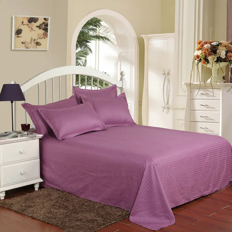 Hotel bedding white bed sheet 100% Cotton Solid color Flat sheet
