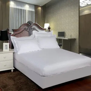 Hotel bedding white bed sheet 100% Cotton Solid color Flat sheet