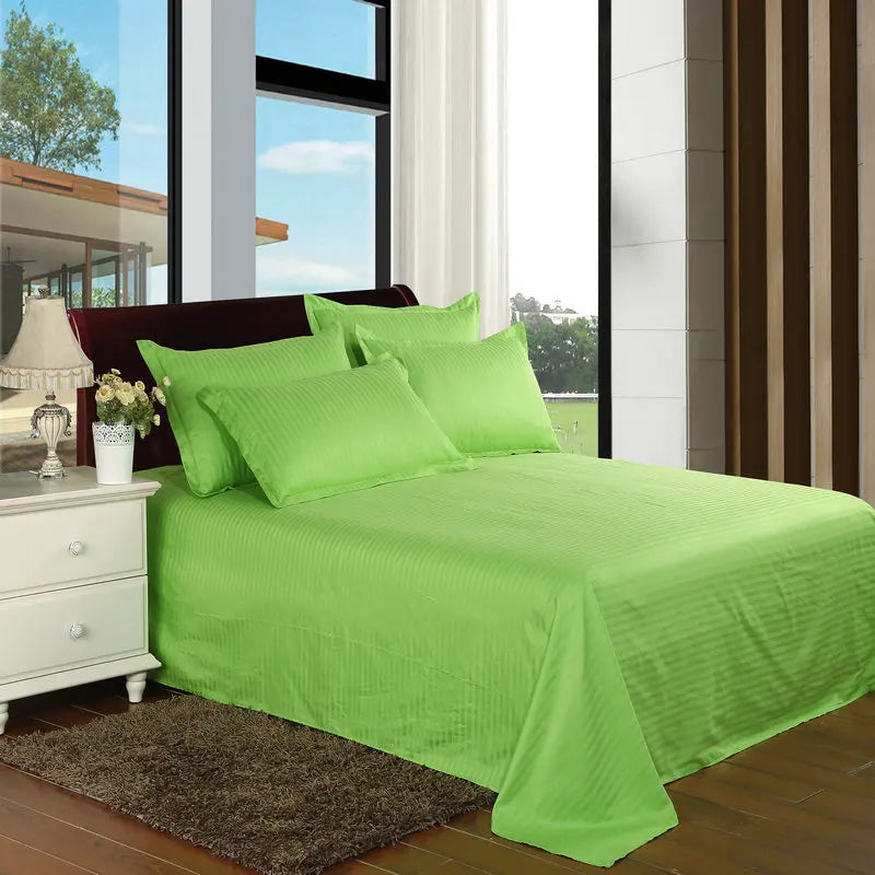 Hotel bedding white bed sheet 100% Cotton Solid color Flat sheet