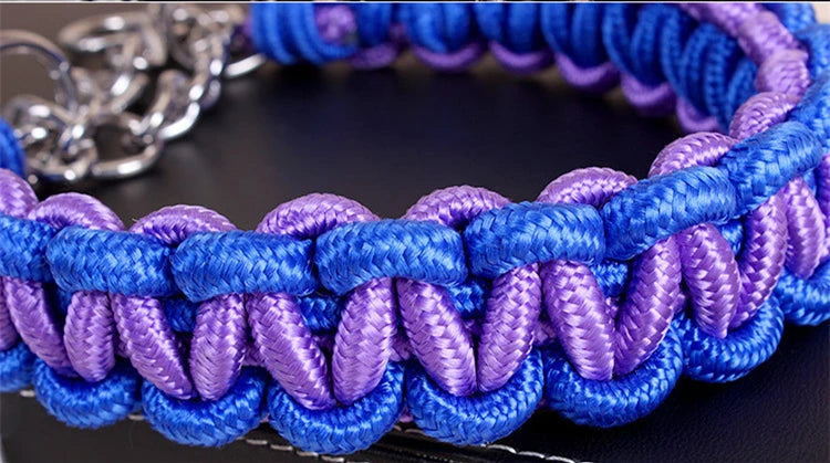 New High Quality Upgraded Color Collar Large Dog German Shepherd Walk The Dog P Chain Adjustable Pet For Medium and large Dogs