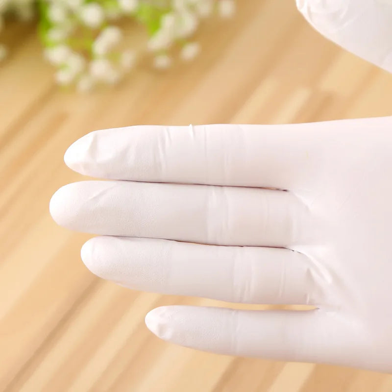 50/100PCS Disposable Nitrile Gloves Black Kitchen Gloves for Household Cleaning Dishwashing Gardening Work Beauty Tattoo Gloves