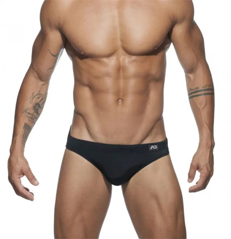 Summer Swimwear Men Swimsuit Maillot De Bain Boy Swim Suits Low Waist Push Pad Swimming Briefs Surf Beach Wear Mayo Sungas