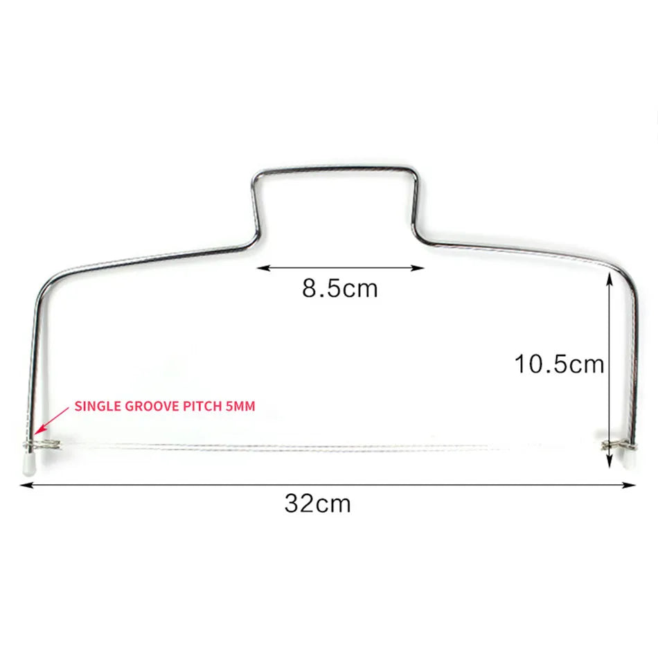 Adjustable Height Line Cake Cut Slicer Adjustable Stainless Steel Device Cake Decorating Mold DIY Bakeware Kitchen Cooking Tool